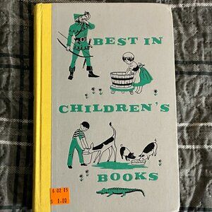 NELSON DOUBLEDAY Best in Childrens Books Vintage 1961 Hardcover Illustrated Anth